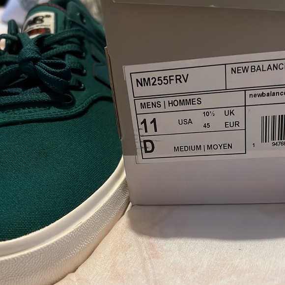 New Franky Villani New Balance Numeric Green/White Hommes 11 Mens Skate Shoe - Picture 9 of 12